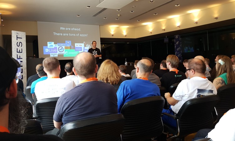 Ned Scott at Steemfest 2, Lisbon 2017